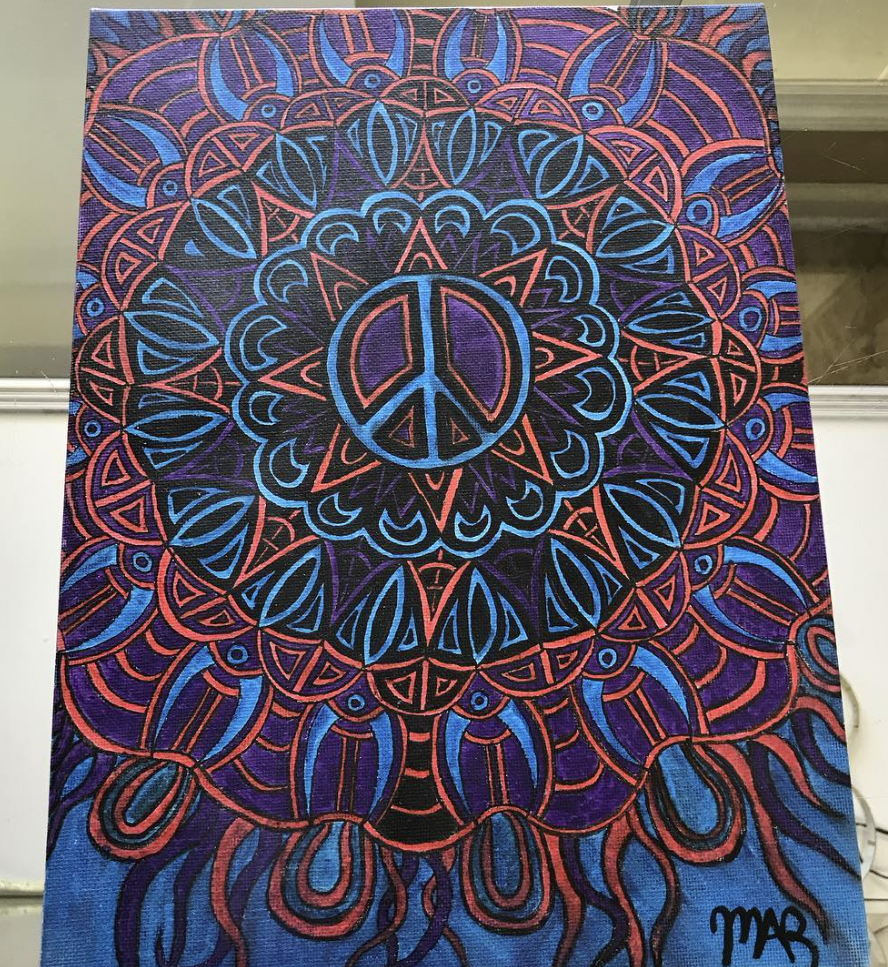 Blue Peace Mandala