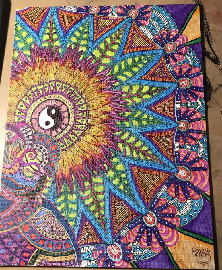 Floral Sharpie
